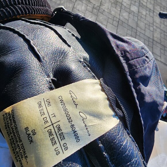 Rick Owens Men Logo Motif Baseball Cap - Picture 7 of 9